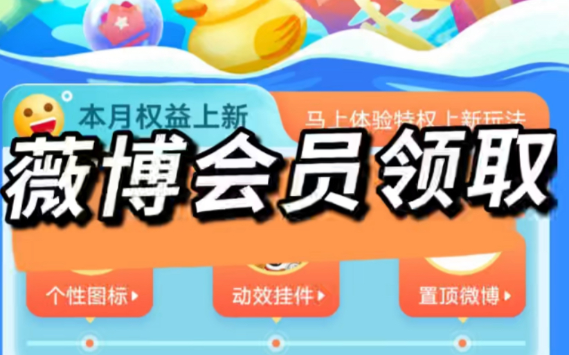 微博会员领取哔哩哔哩bilibili