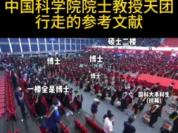 Download Video: 中国科学院院士教授天团，行走的参考文献