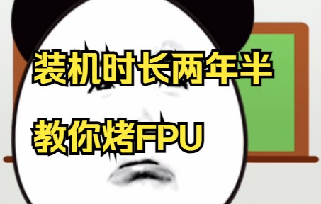 装机时长两年半的我教十年DIY大神如何使用AIDA64的FPU进行烤机哔哩哔哩bilibili