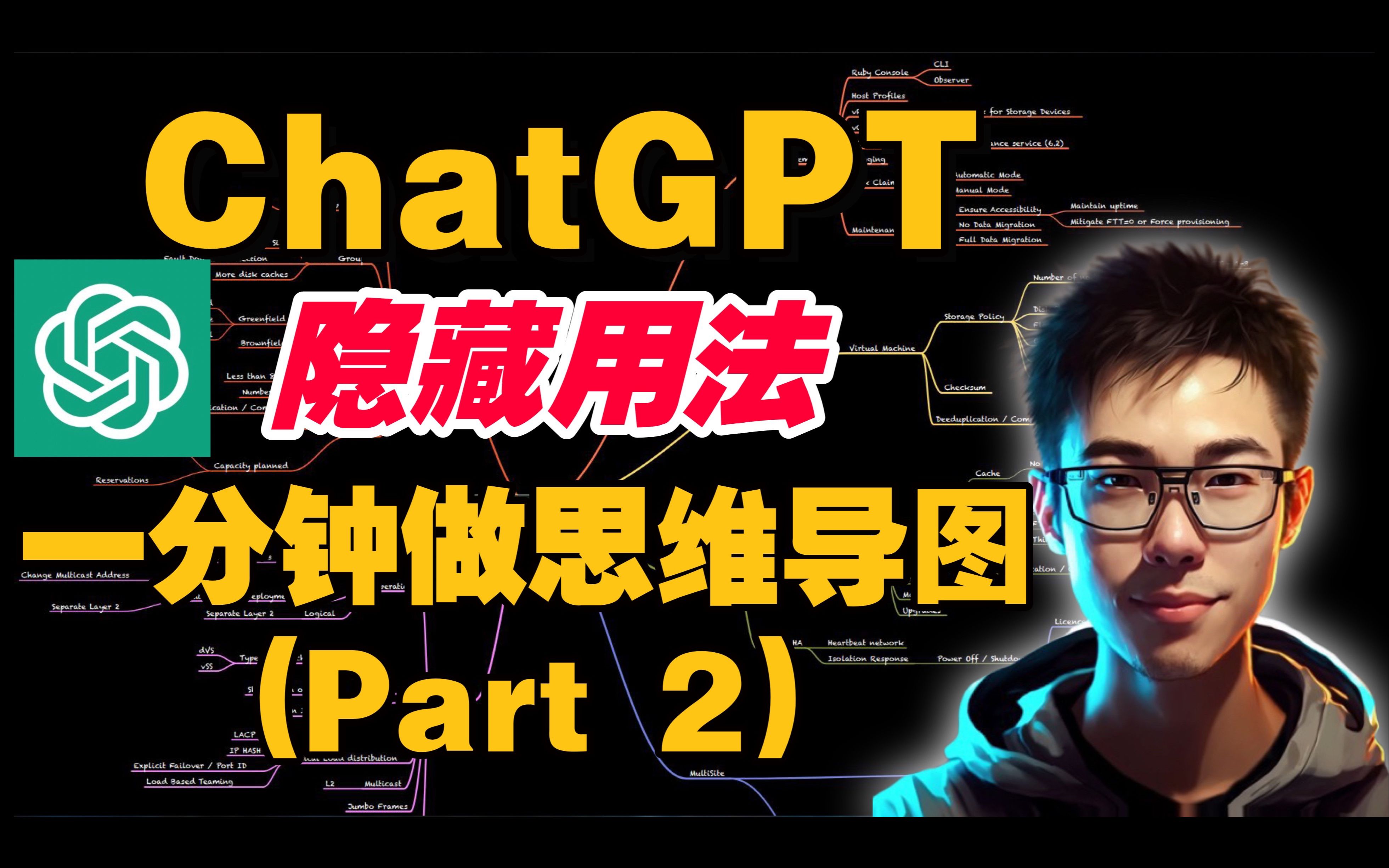 ChatGPT隐藏用法之进阶版1分钟思维导图哔哩哔哩bilibili