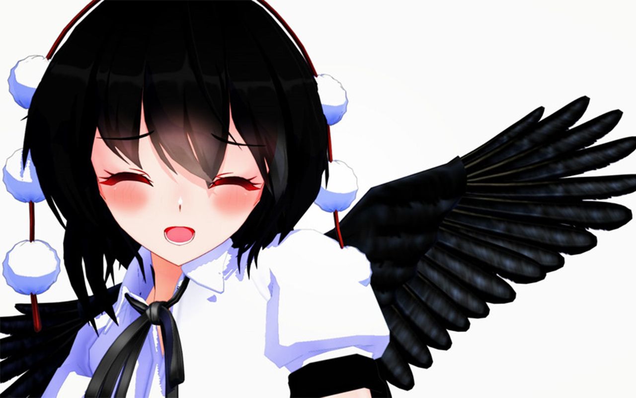 【东方mmd】文文很可爱_哔哩哔哩 (゜-゜)つロ 干杯~-bilibili