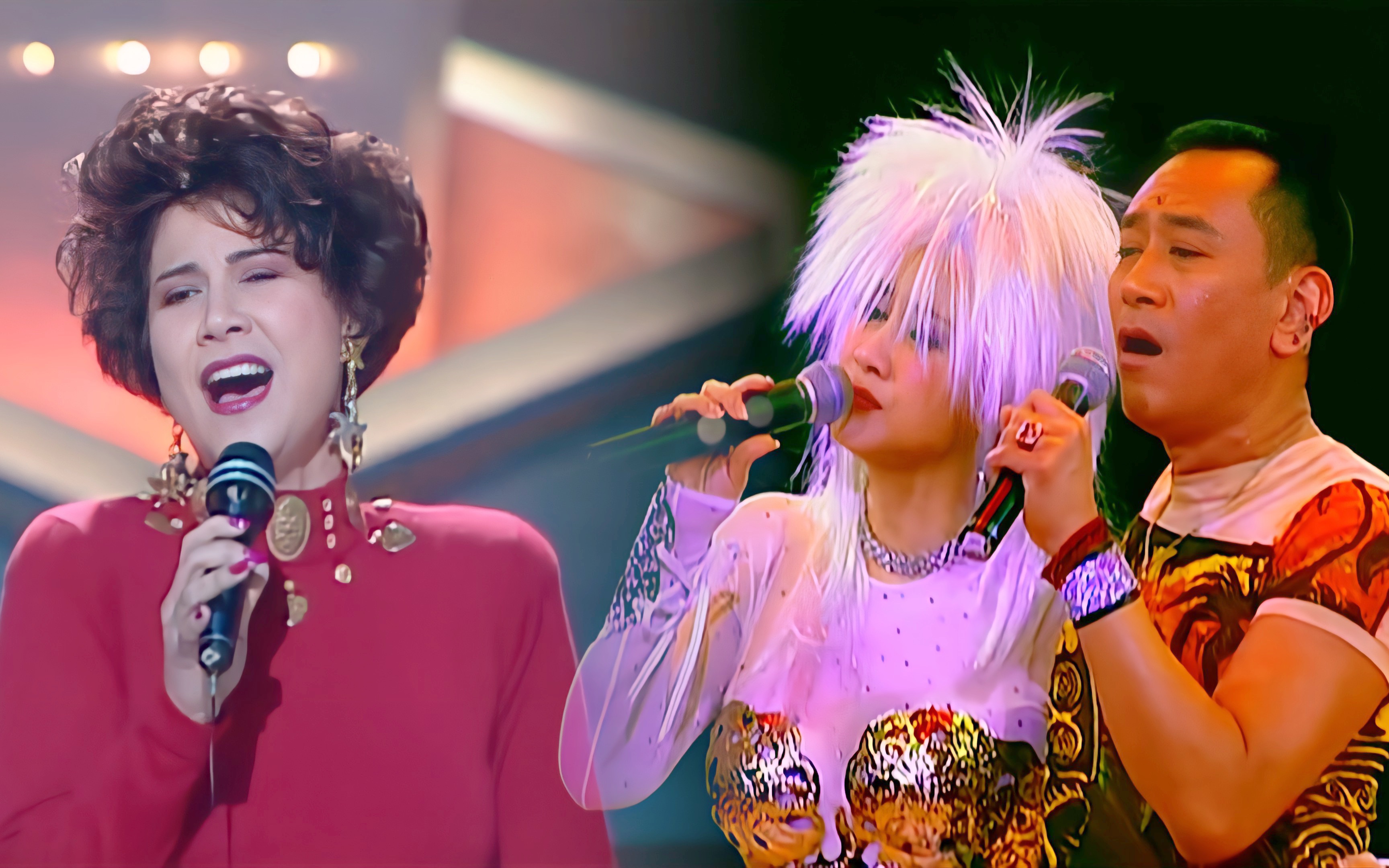 这才是铁肺!甄妮罗文合唱《铁血丹心》,火了39年,无人超越