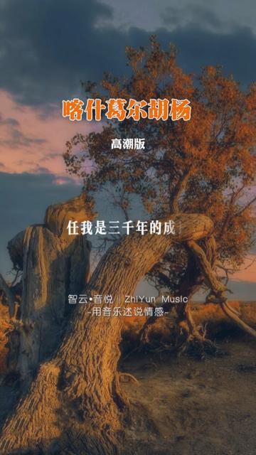刀郎经典老歌《喀什葛尔胡杨》精简版