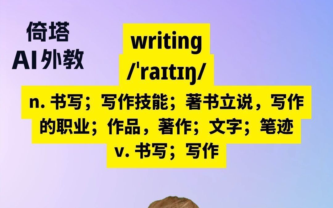 考研必背单词writing书写哔哩哔哩bilibili