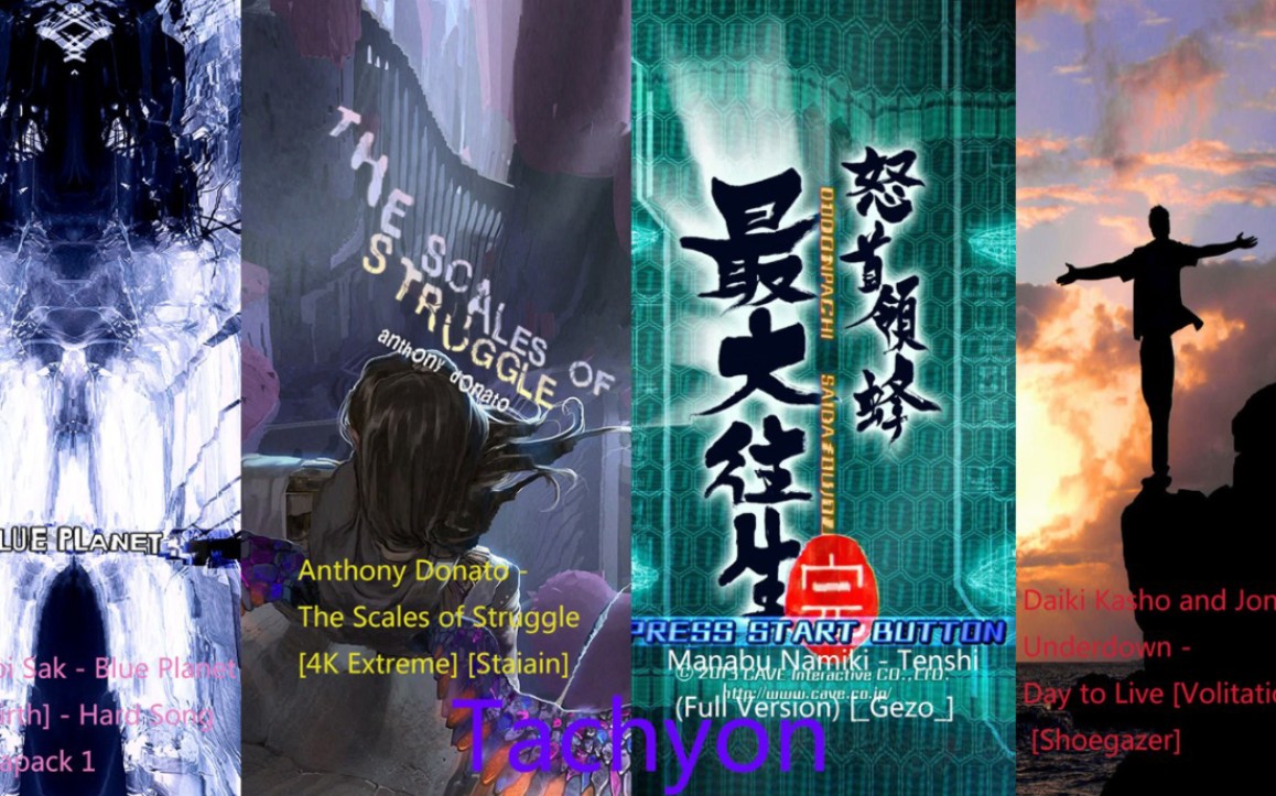 【malody/4k】tachyon v1 c判 96.19% s pass