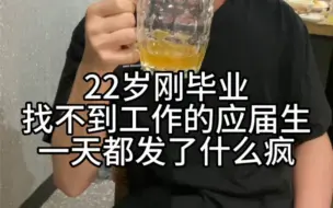 Download Video: 22岁刚毕业找不到工作的应届生一天都发了什么疯