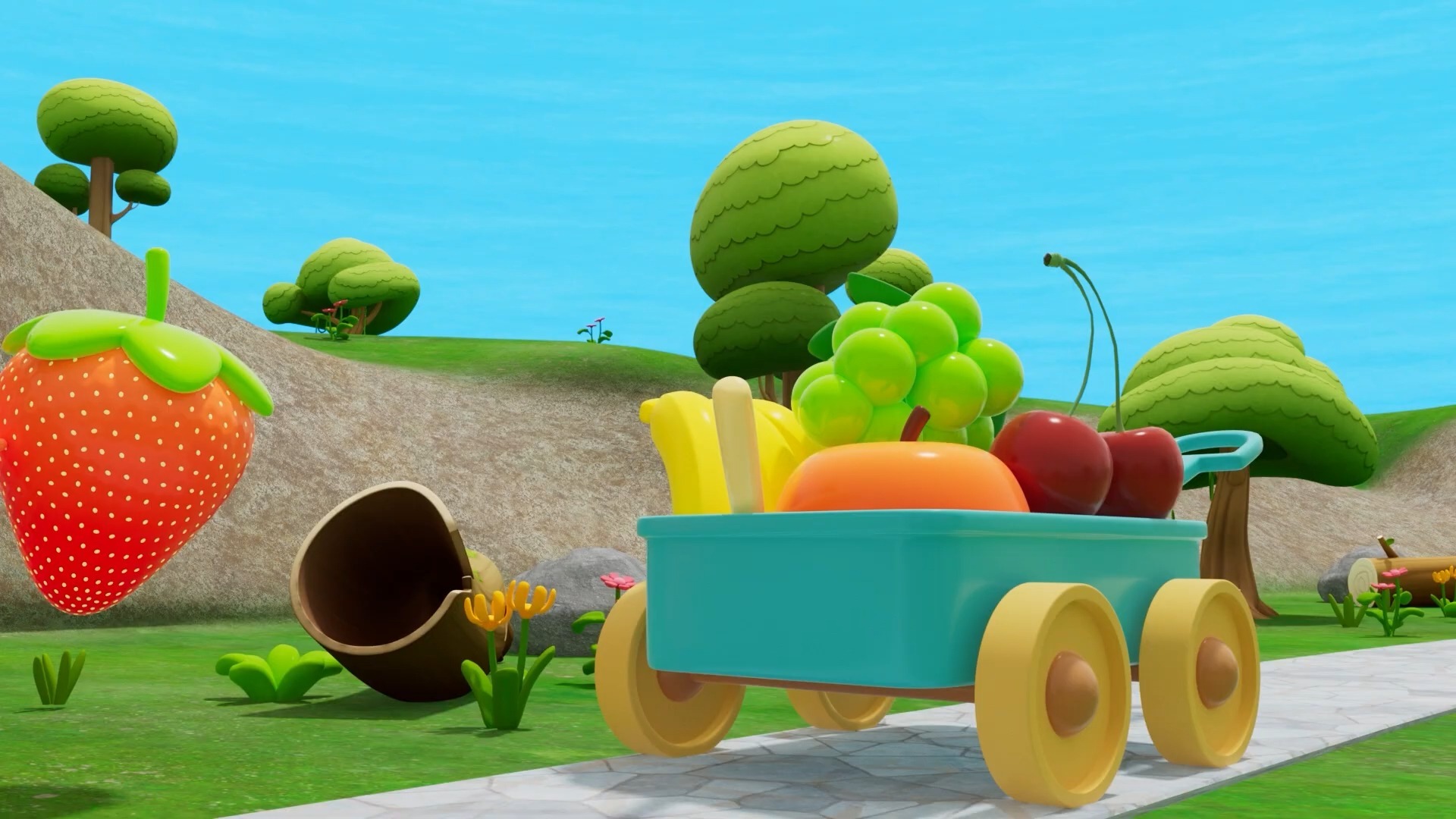 认识水果!太一#机器人#益智动画