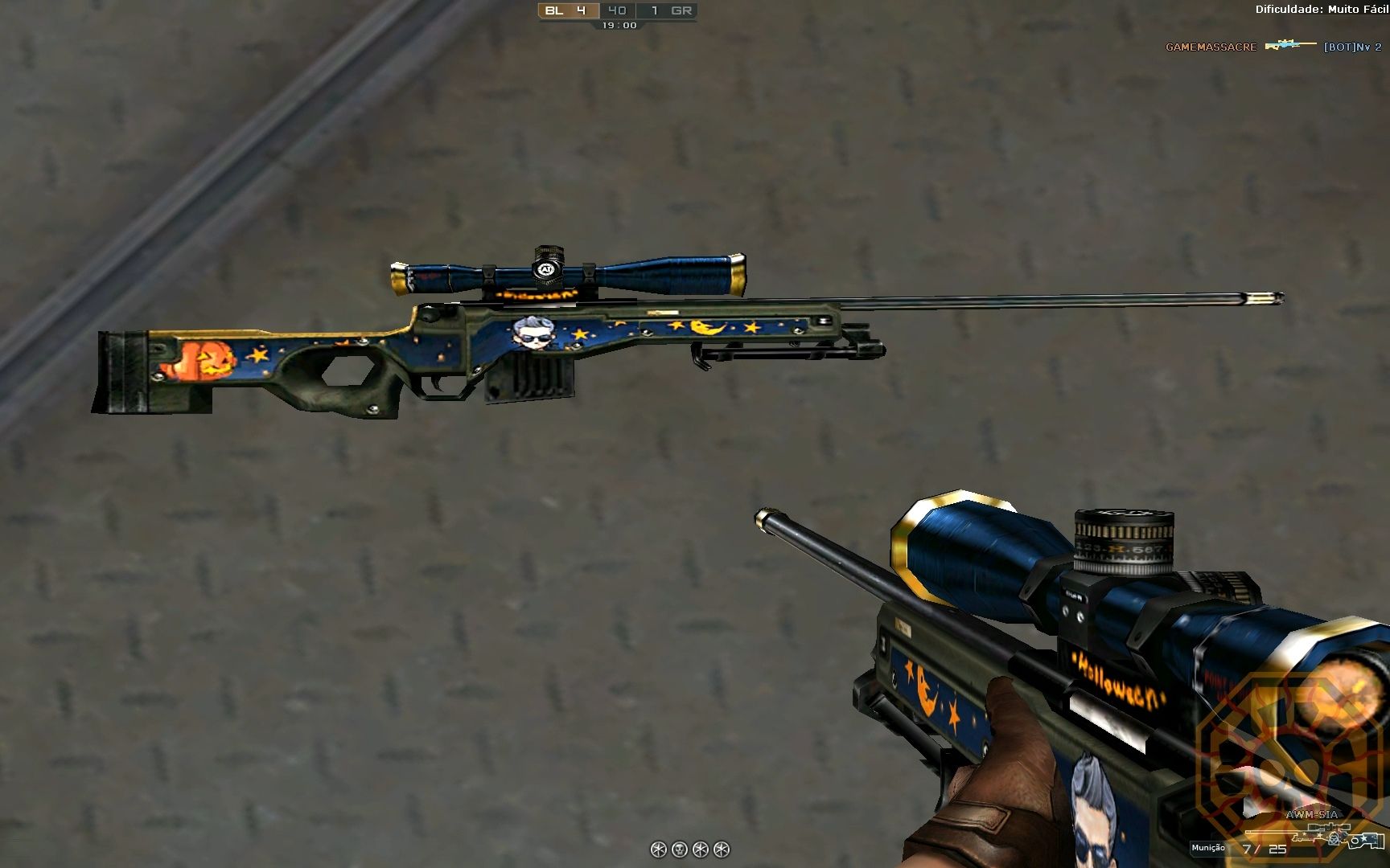 穿越火线巴西服awm万圣节awm刀锋