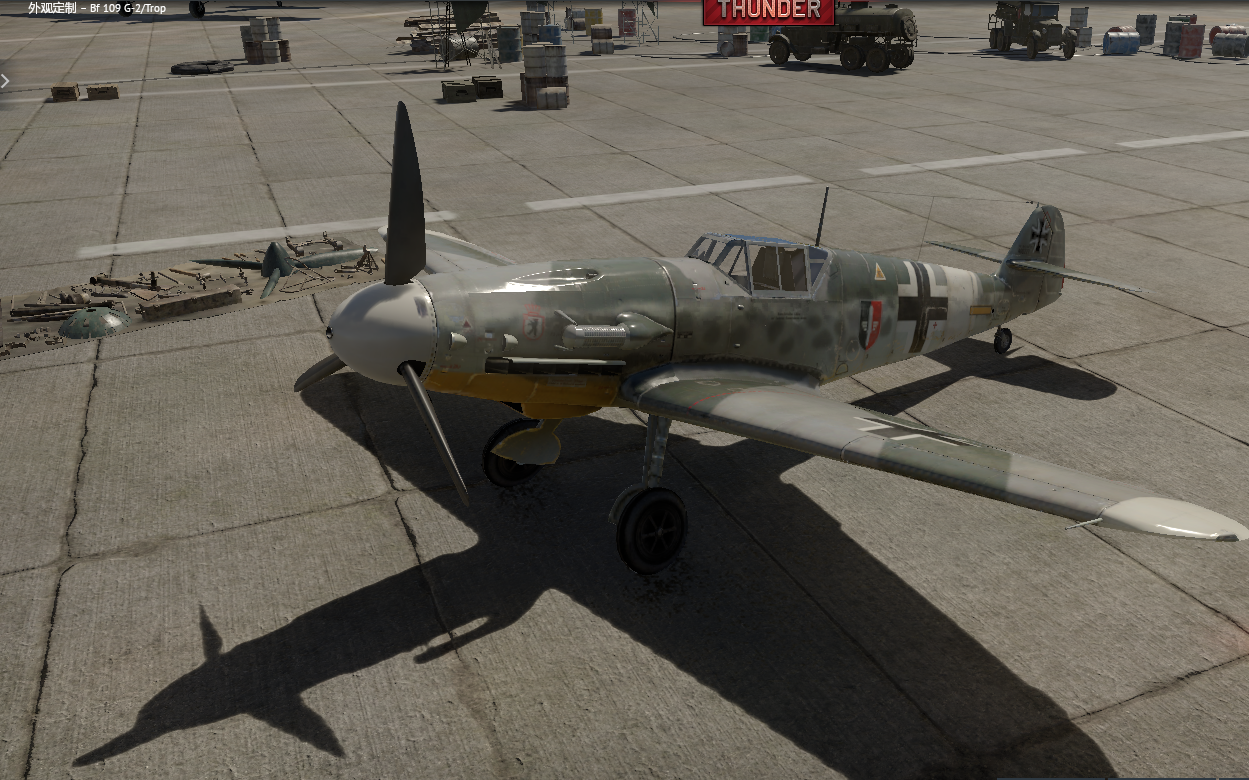 bf109-g2 突尼斯战役6杀