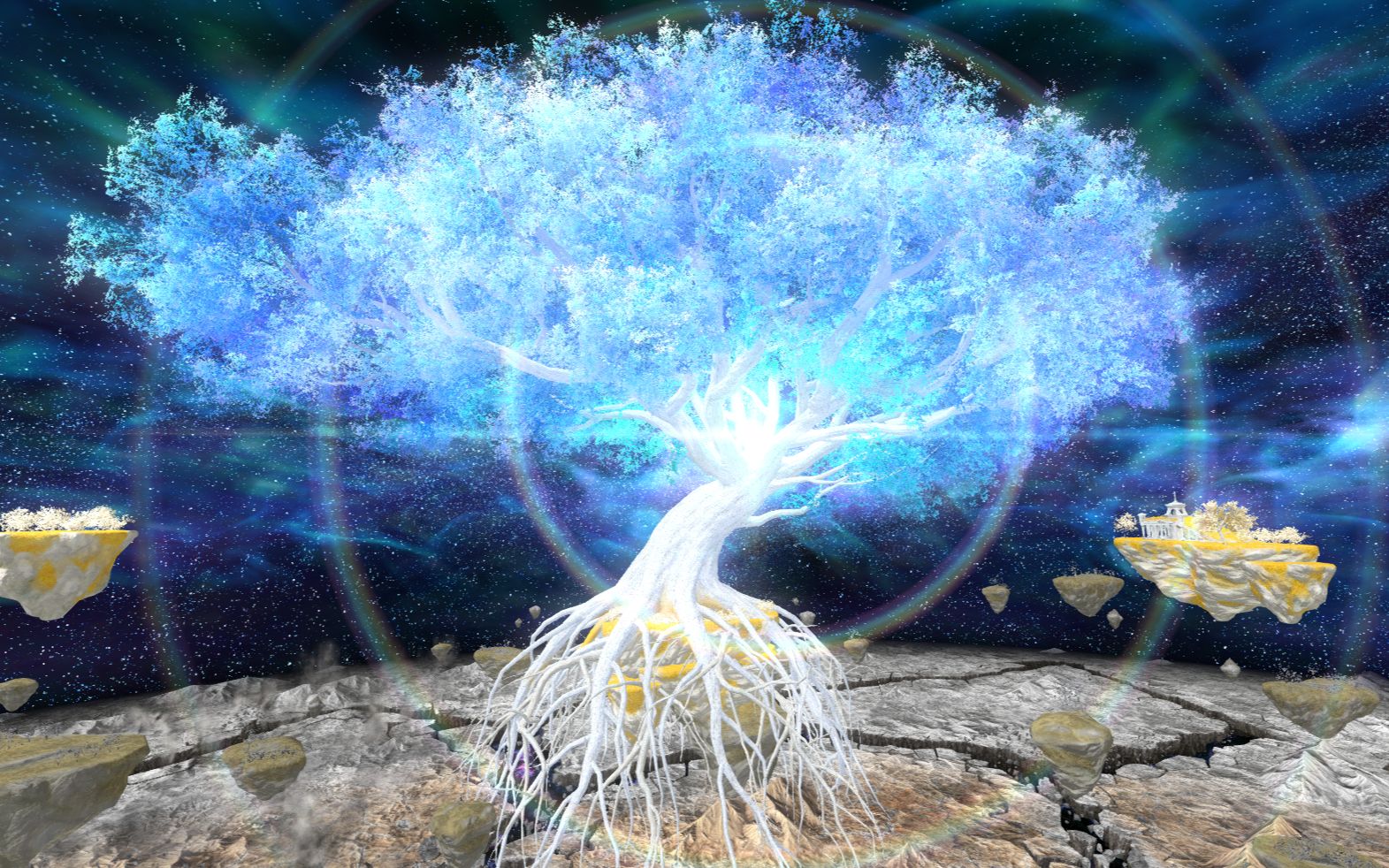 【ff14】教你重现世界树庭院场景