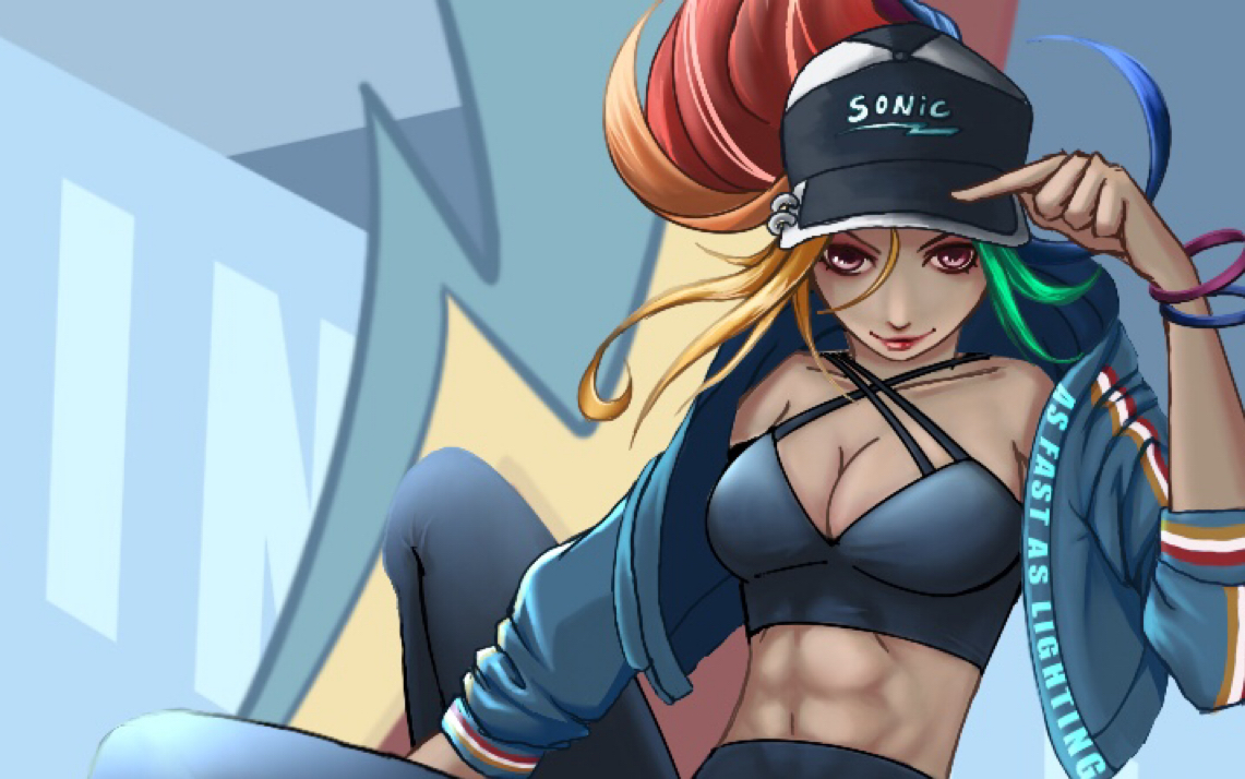 画得不好小马宝莉云宝黛西rainbowdash拟人ipadprocrate绘画过程live