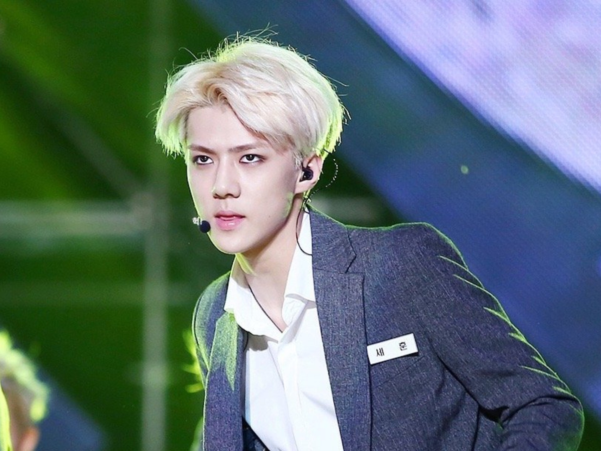 金毛冷脸萌小狼崽版咆哮 growl 131009 舞台直拍