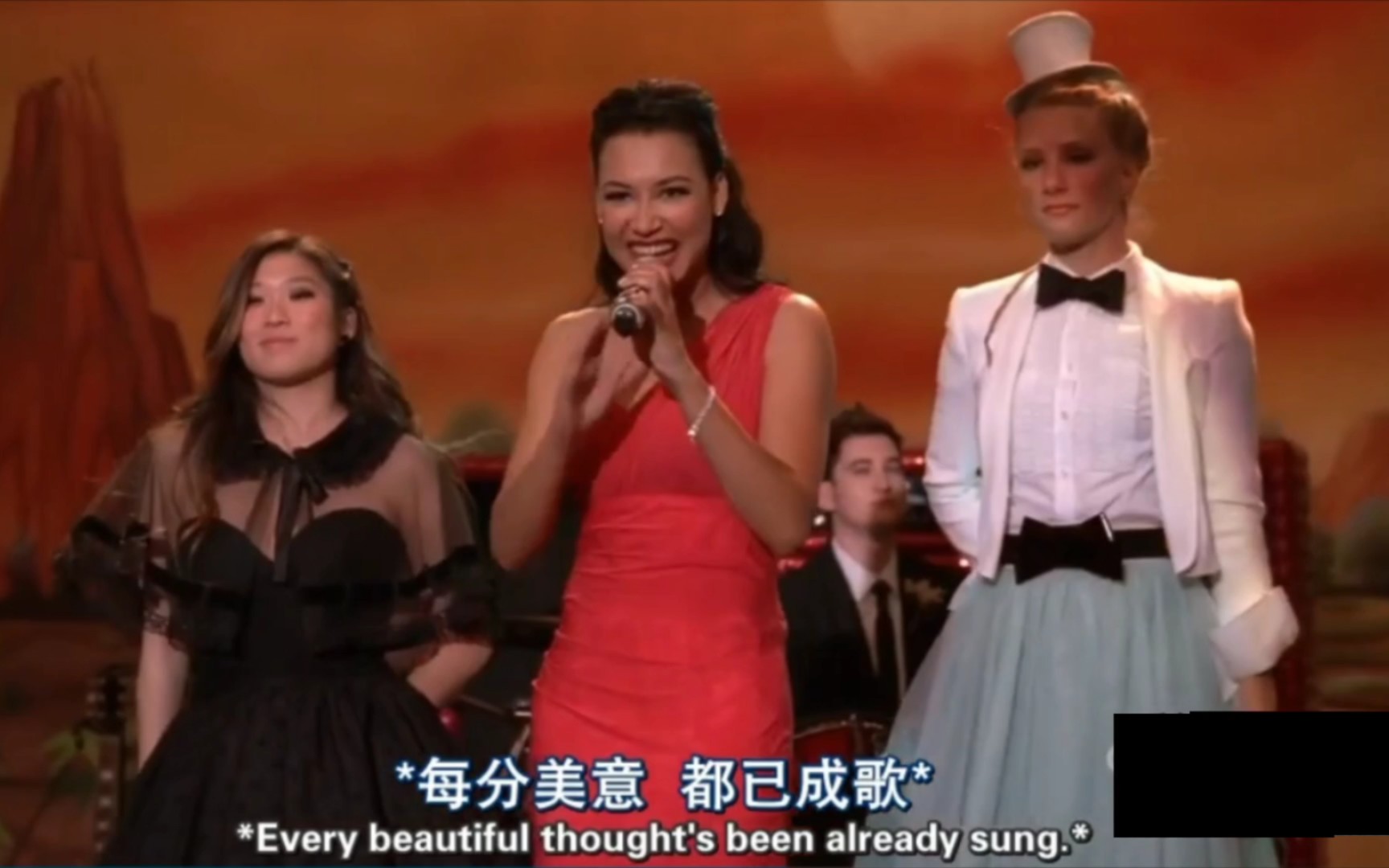 [图]【中英字幕】【Glee 欢乐合唱团】《Love You Like A Love Song》S03E19