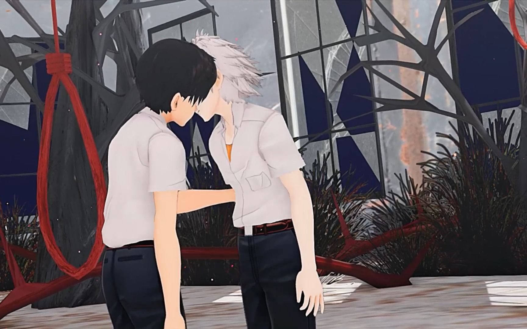 【薰嗣/mmd】one last kiss