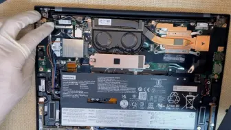 2022款ThinkPad x1 carbon拆机视频，原装512G M.2固态硬盘升级2T