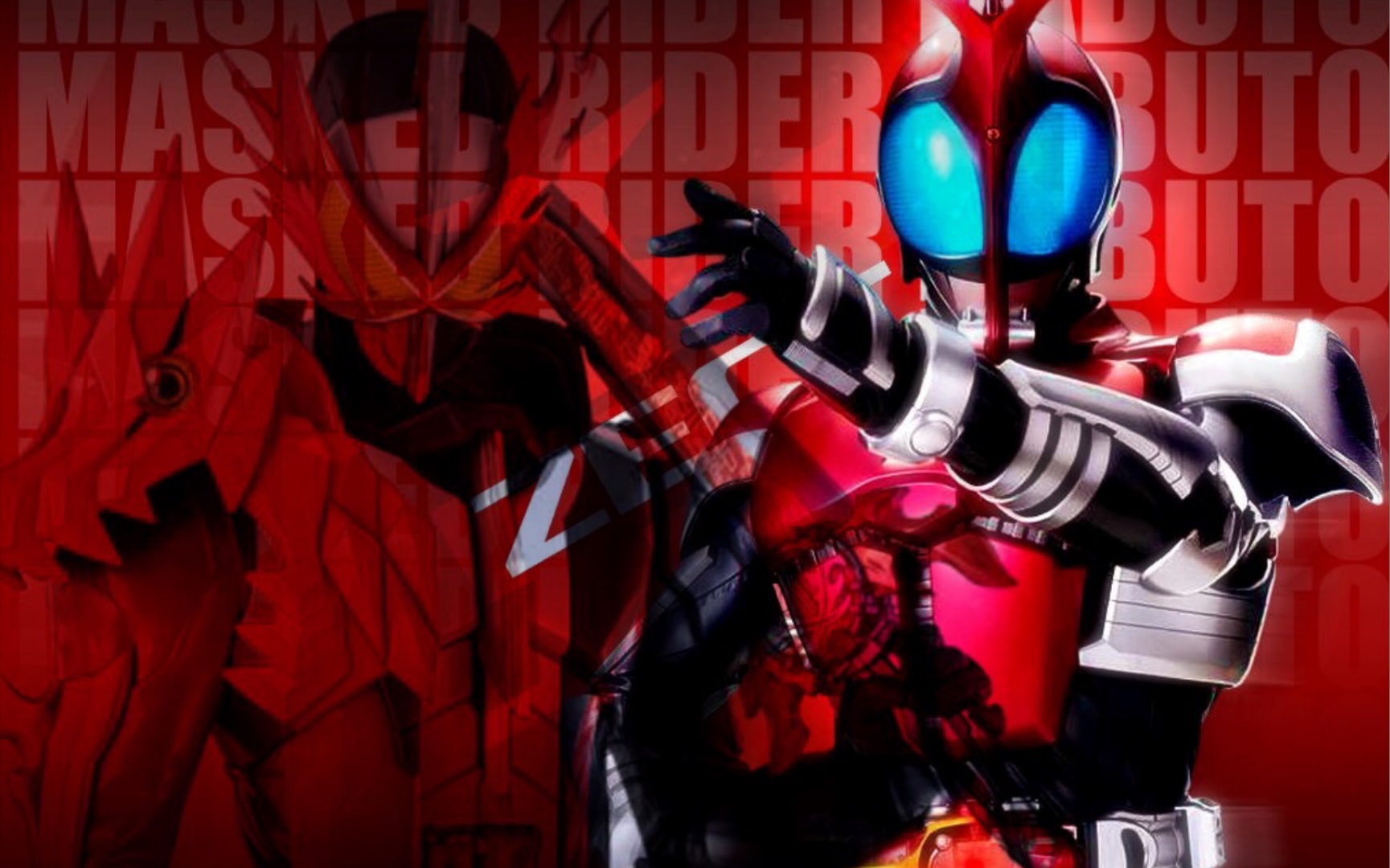 活动作品给假面骑士圣刃换上kabuto的opp2奔跑的飞羽真配甲斗的op