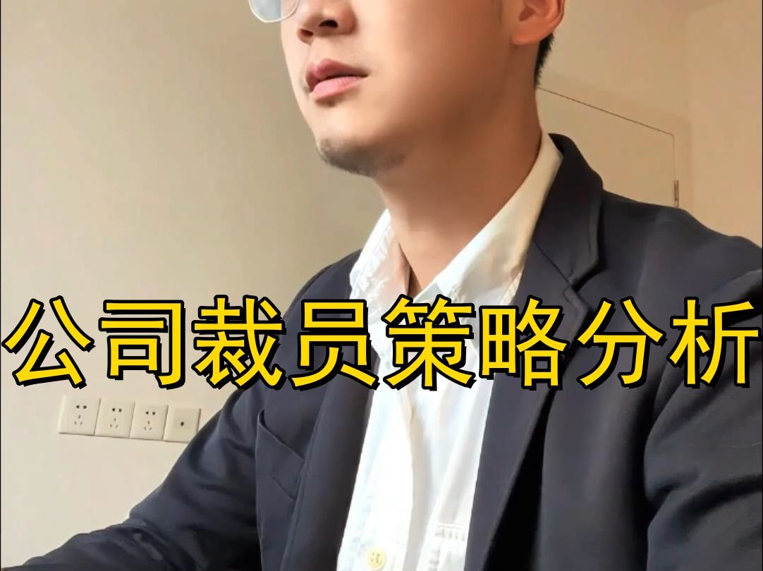 公司裁员策略分析哔哩哔哩bilibili