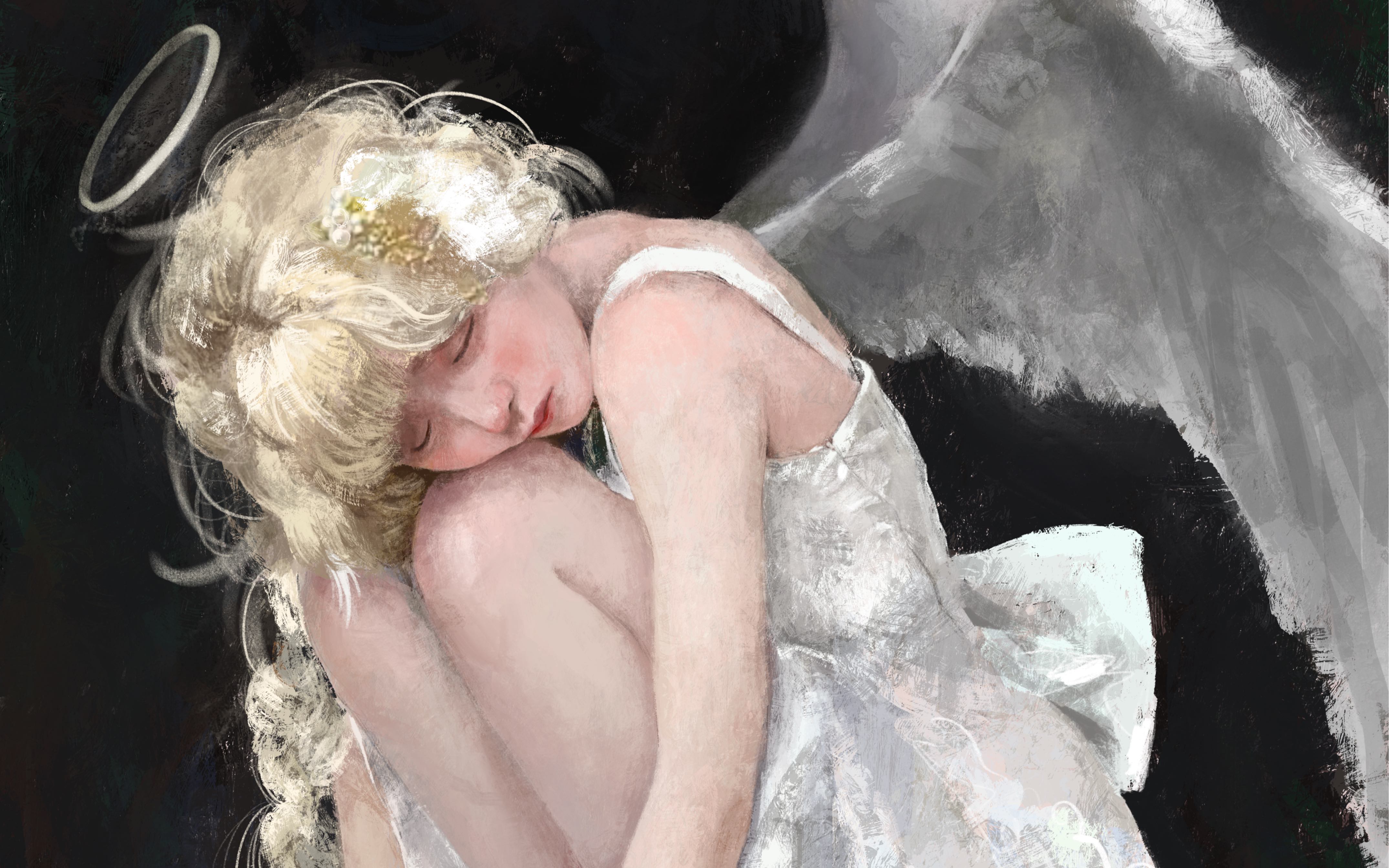 天使 厚涂初尝试