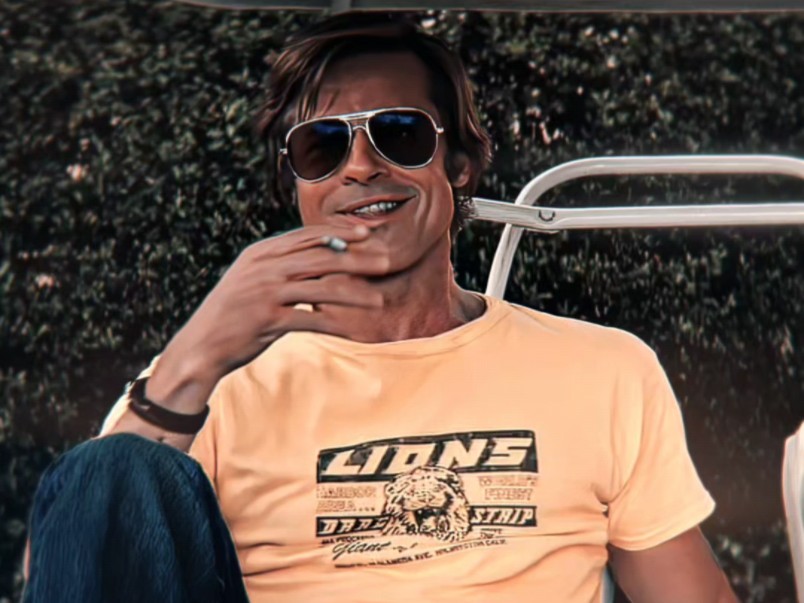 泰勒:没有什么事是拳头解决不了的 #好莱坞往事 #布拉德皮特男神 #fyp