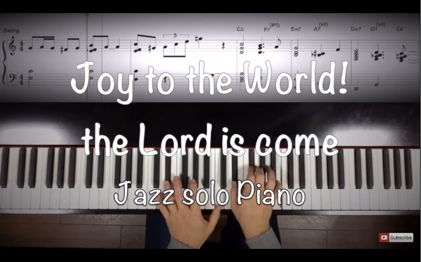 [图]【爵士钢琴】Joy to the world-Jazz solo piano