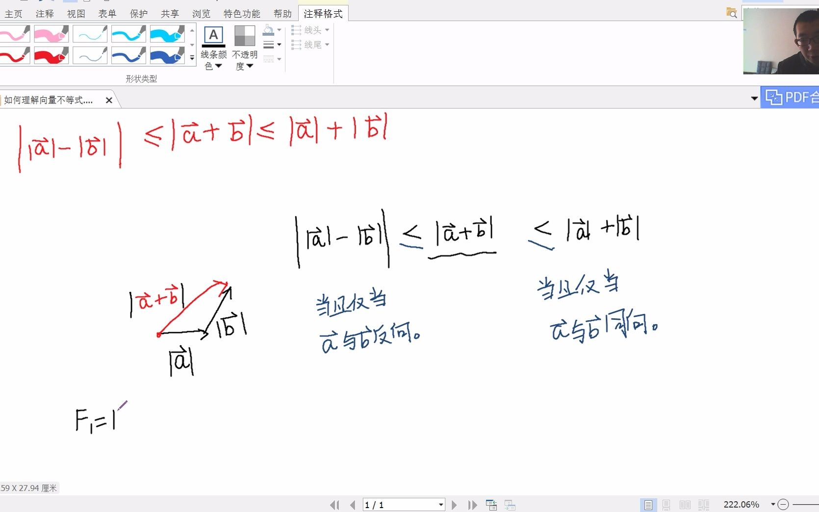 如何理解向量不等式哔哩哔哩bilibili