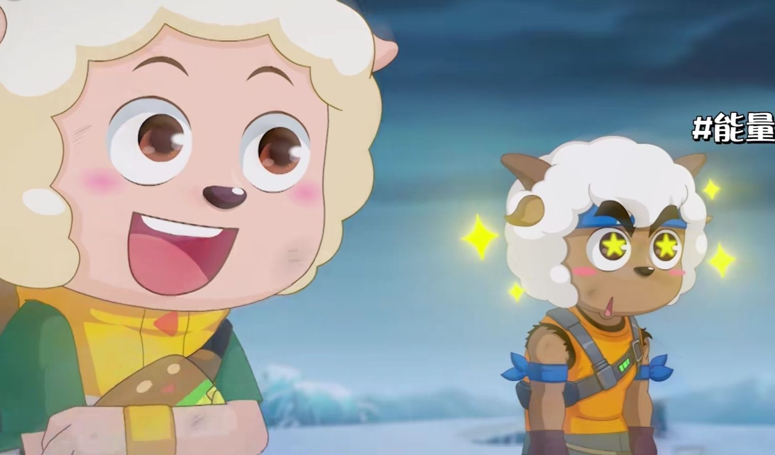 当健身达人沸羊羊遇上大块头肌肉猛男时,瞬间变小迷弟