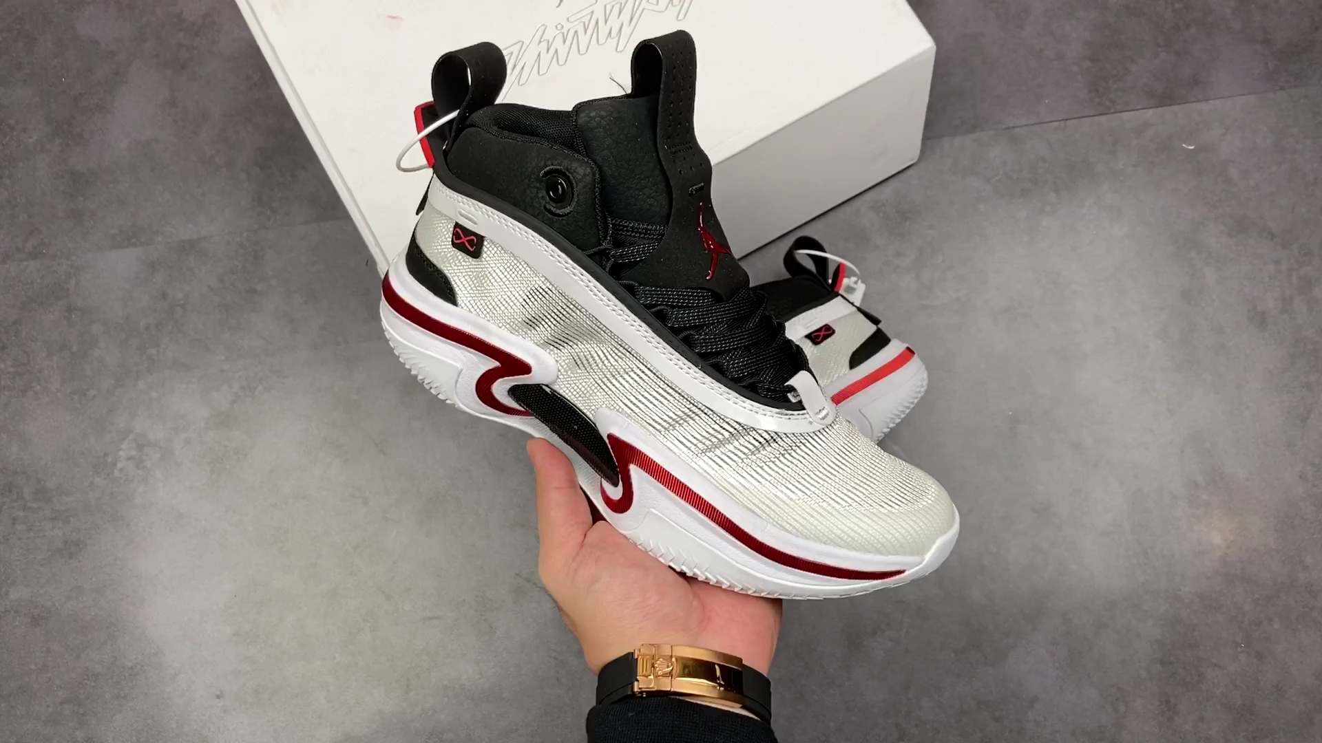 air jordan xxxv sp-tp pf lraj36 乔36代 黑红配色