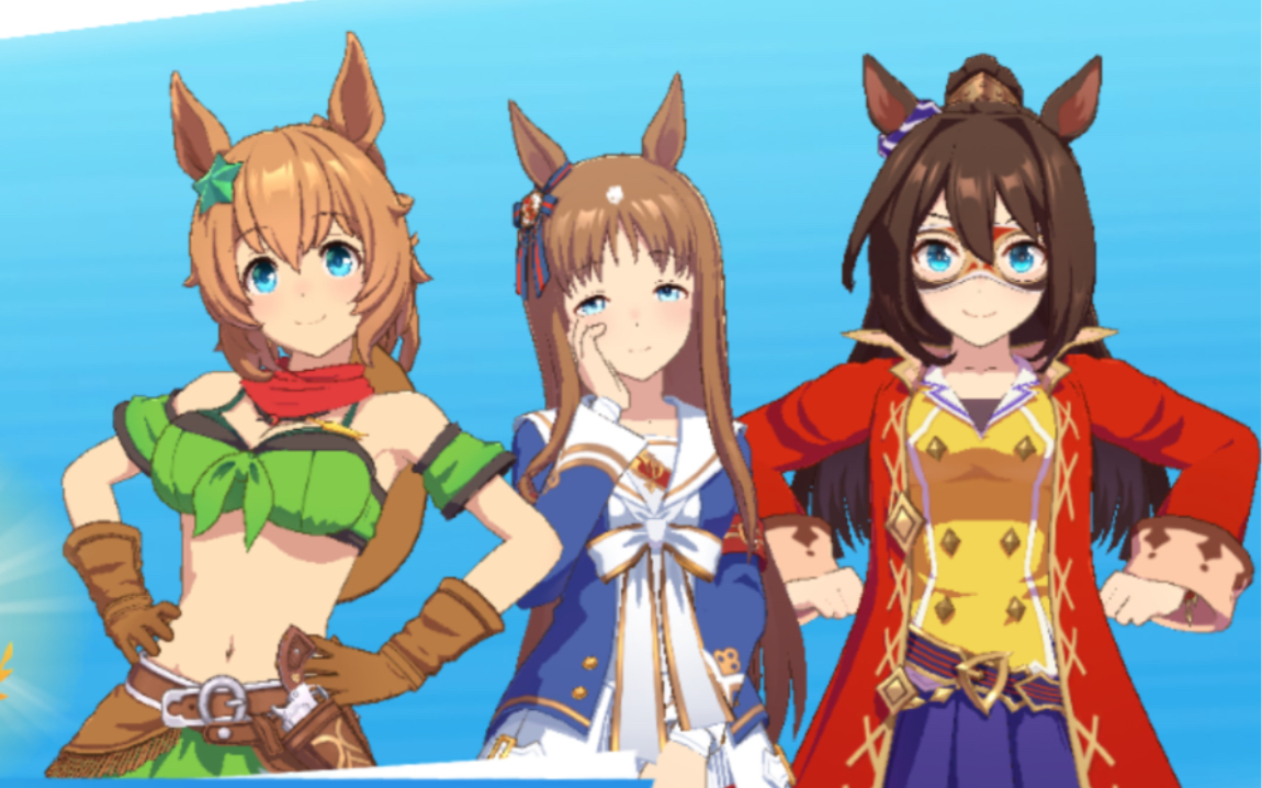 【赛马娘】巨蟹杯刀劈铃鹿,草上飞优胜