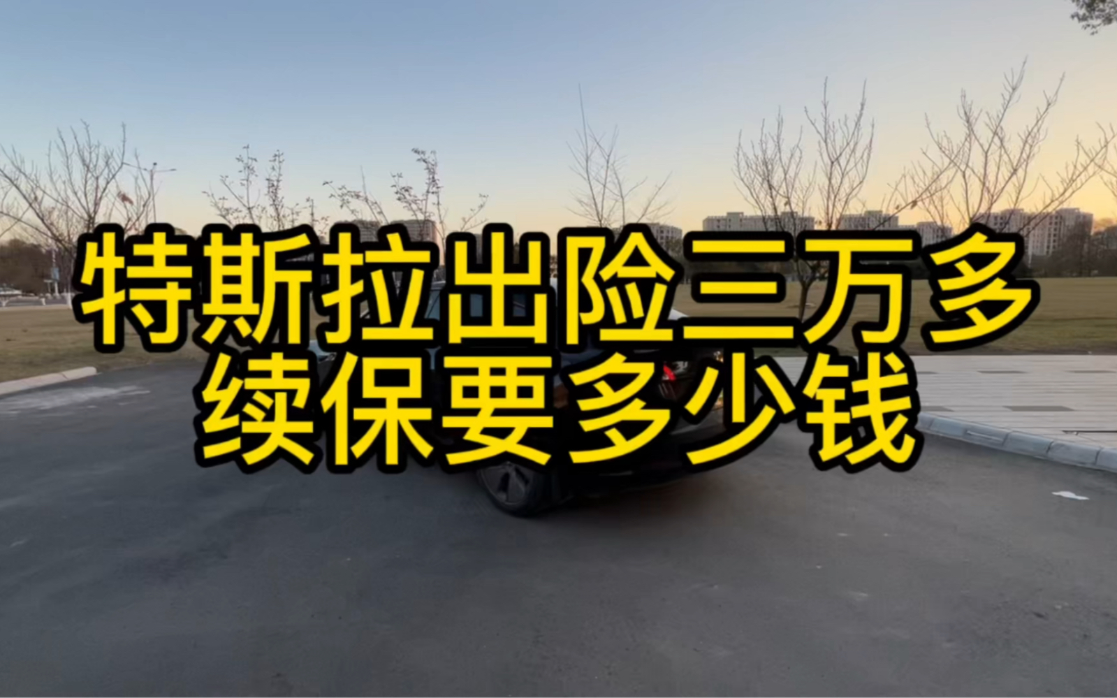 model3标续版,特斯拉出险三万多,第二年保费多少钱哔哩哔哩bilibili