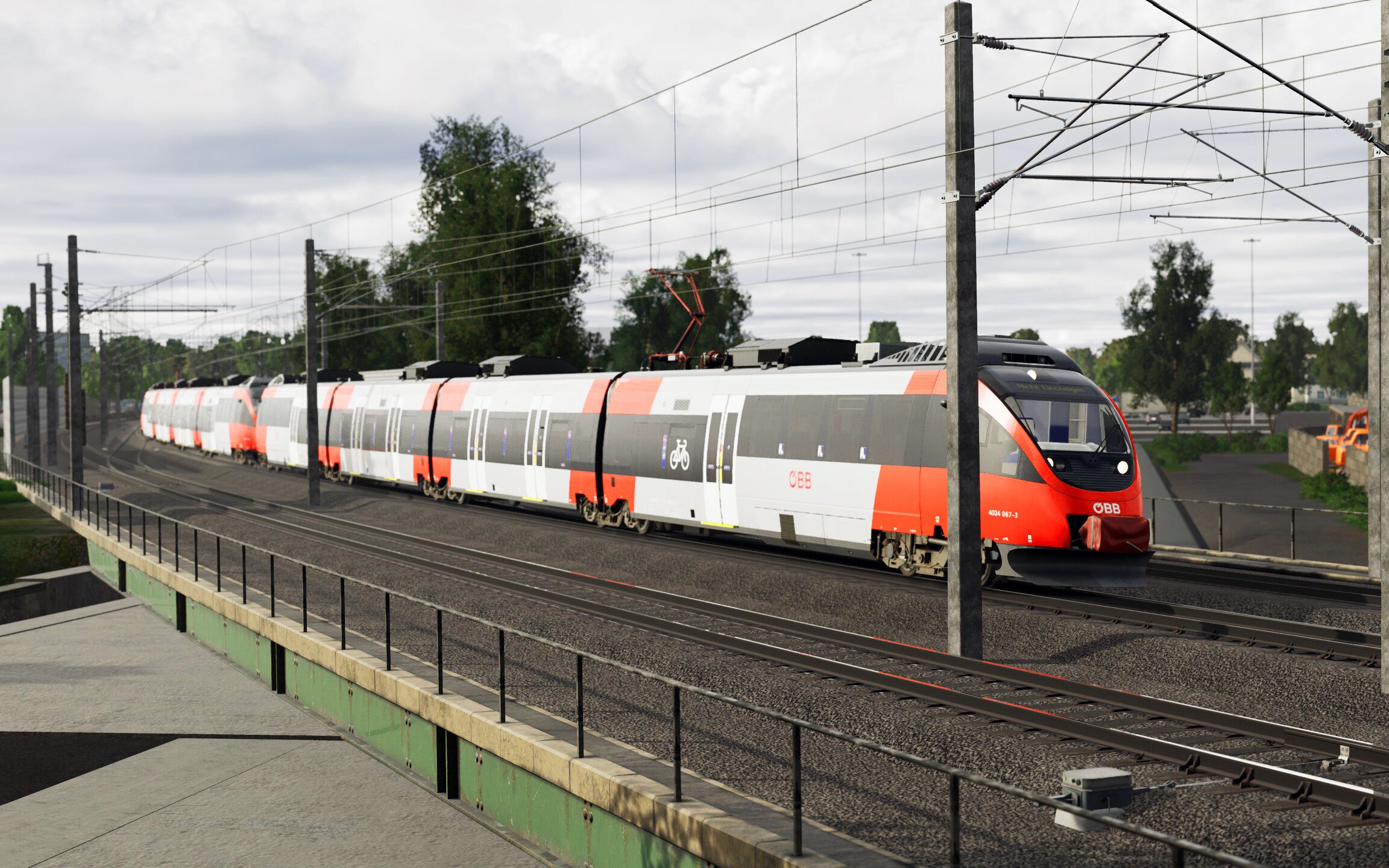 【模拟火车世界4】福拉尔贝格城市快铁#7 | 救援在始发站附近机破的