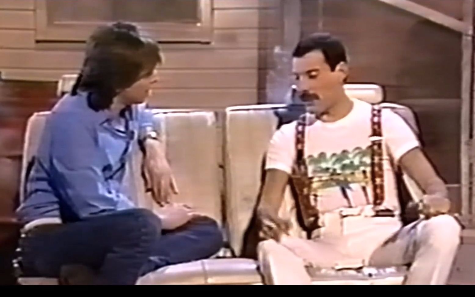 [图]【自制中字】freddie mercury interview about mr bad guy 1985 我专辑里都是好歌