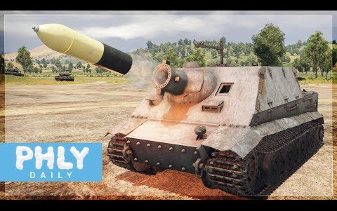 1080p380毫米火箭弹突击虎重型突击炮战争雷霆玩家自制