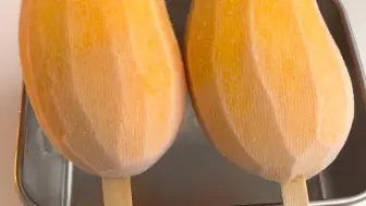 冻芒果裹上酸奶秒变口感沙沙的冰淇淋🍦