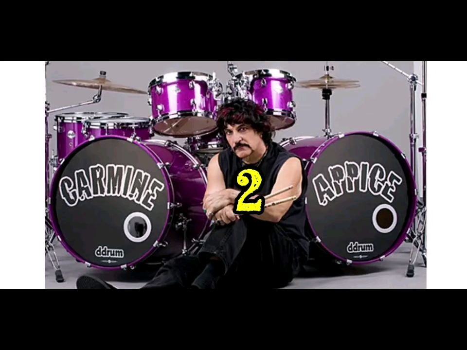 架子鼓大神carmine appice ultimate realistic rock #架子鼓 #音乐节
