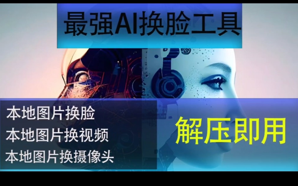ai最强智能软件分享,人脸切换包,换脸教程,图片换脸,视频换脸,摄像头