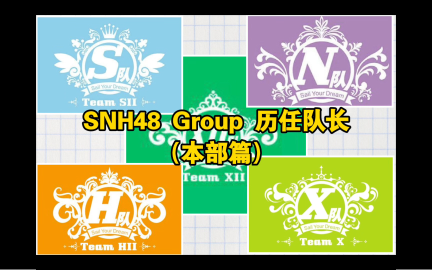 [图]【SNH48】  SNH48 Group 历任正副队长（SNH篇）