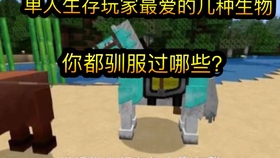我的世界 盘点mc中可被驯服的生物 草泥马 是你喜欢的吗 哔哩哔哩 つロ干杯 Bilibili