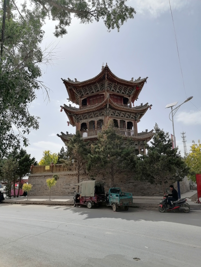 张掖民乐县的魁星楼,甘肃喔