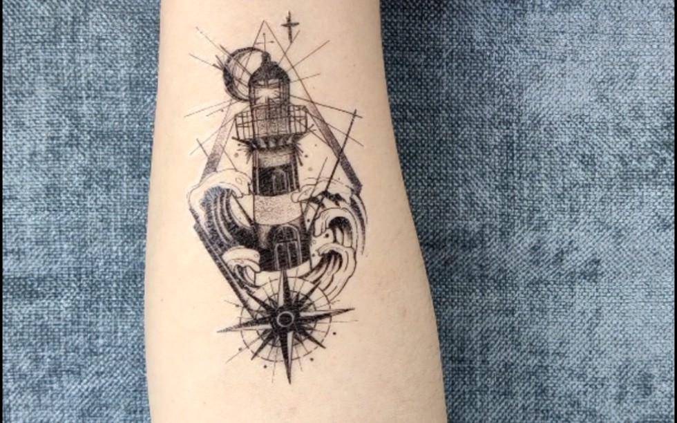 pax纹身遮盖,喷枪上色教程,真实,自然,效果好,看看就是这么牛