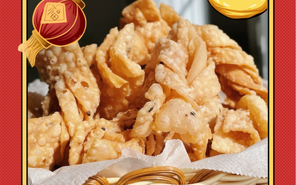 活动作品炸油角蛋散