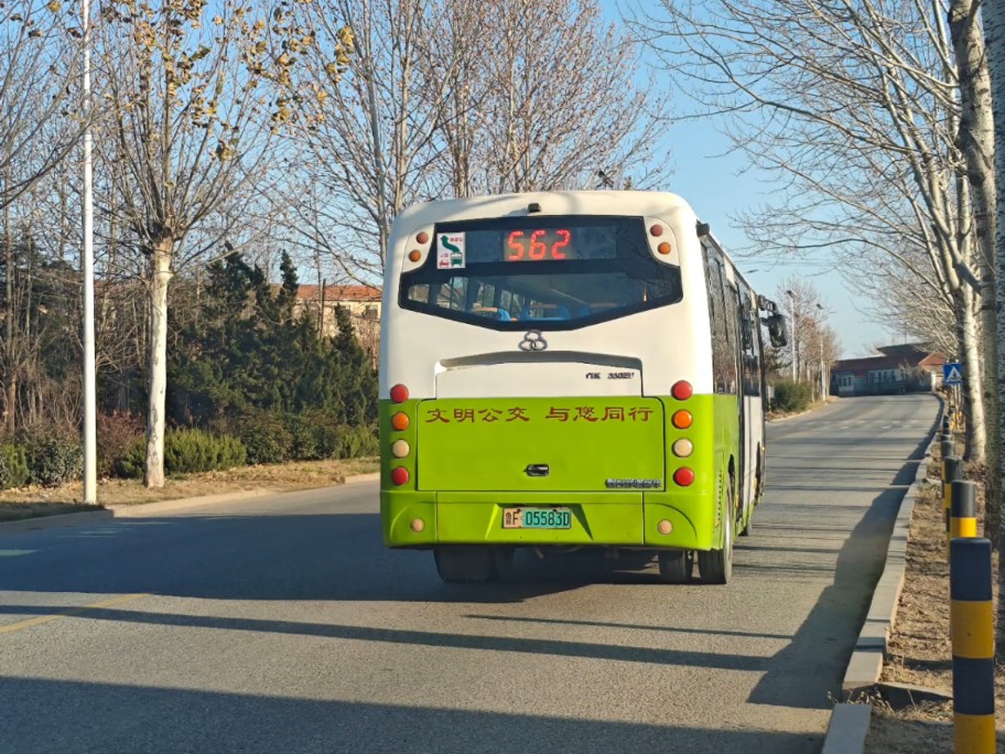 烟台公交562路舒驰ytk6830gev,车况真不怎么的