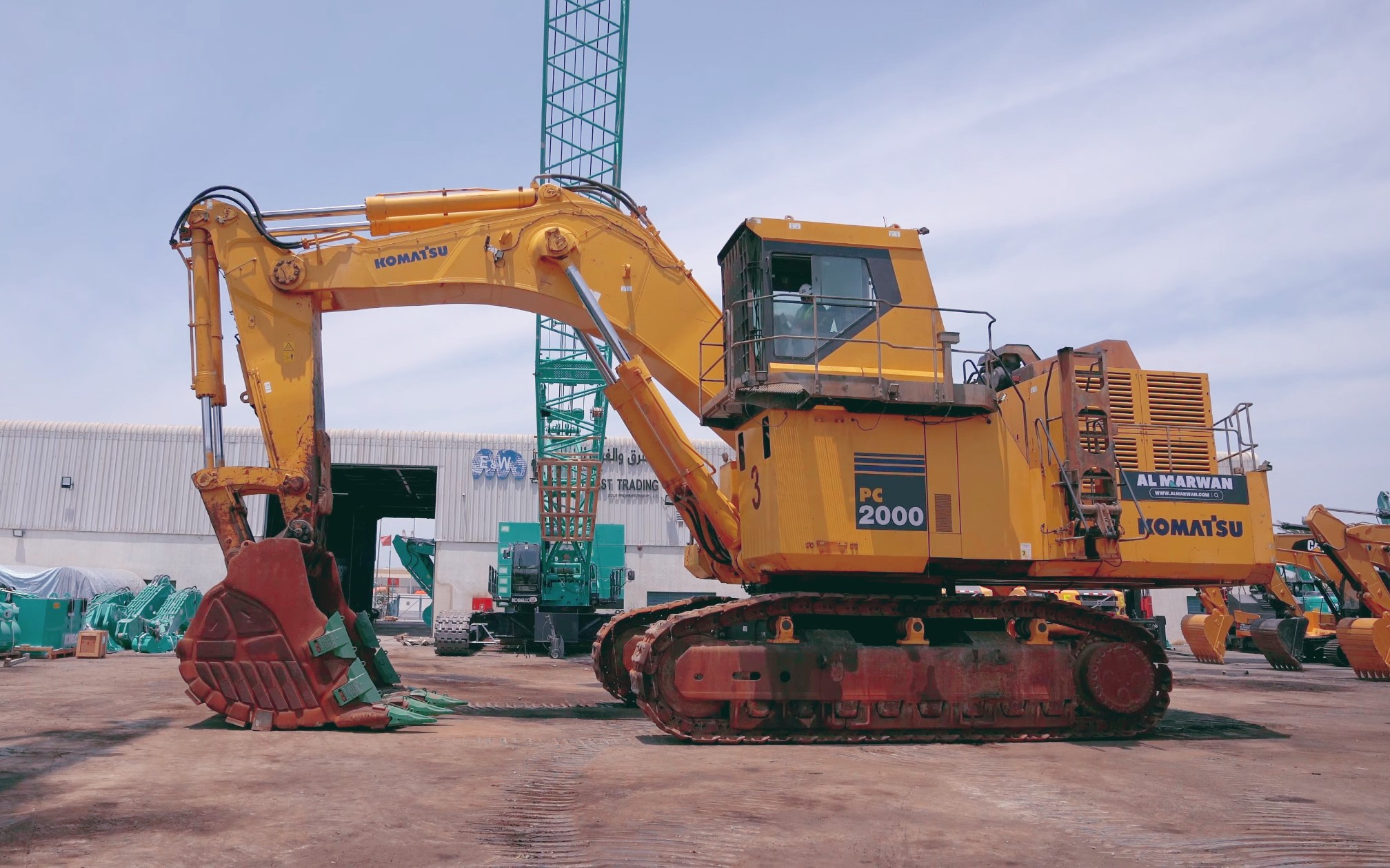 小松pc2000挖掘机操作展示4k