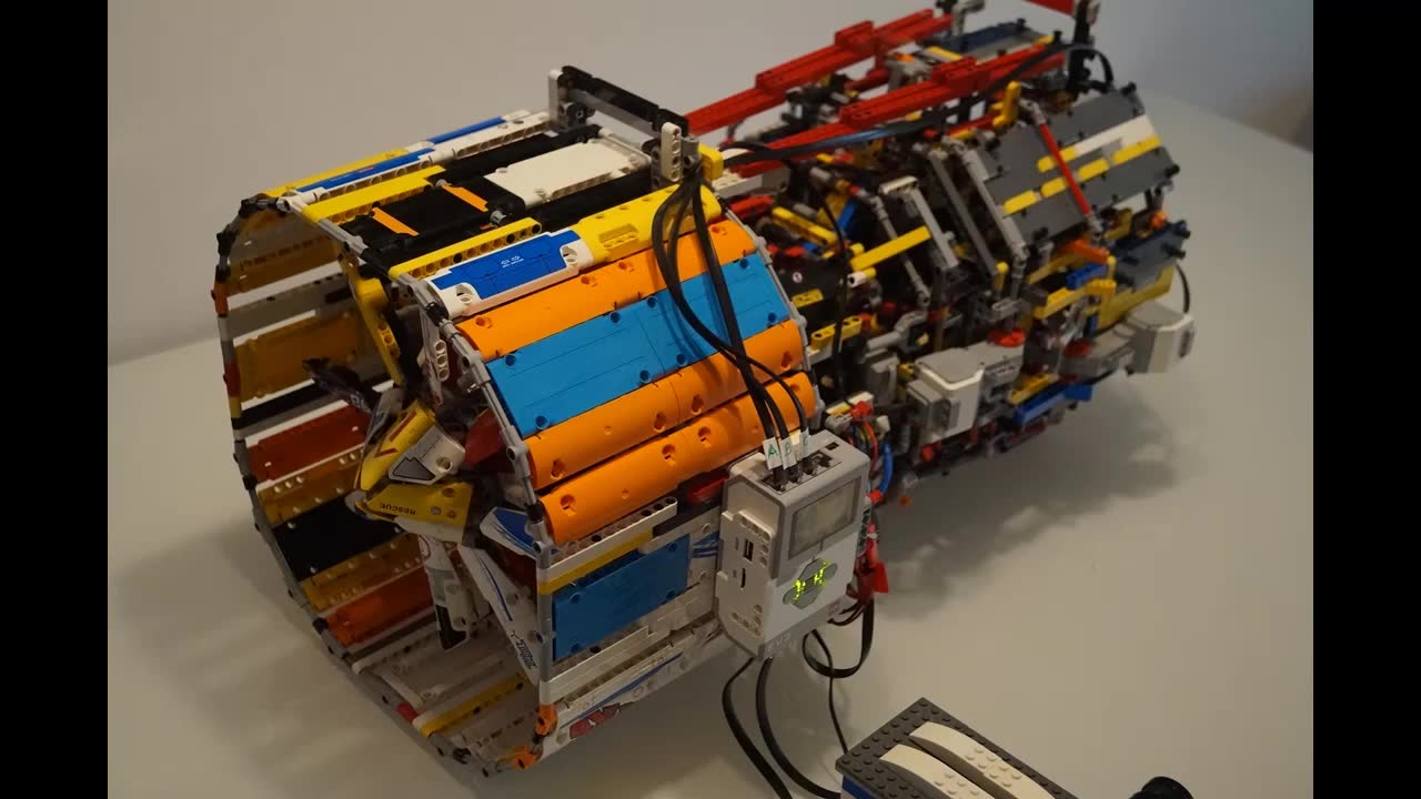 lego turbofan jet engine乐高飞机引擎模型