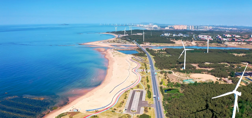 威海 那香海 城市海岸线