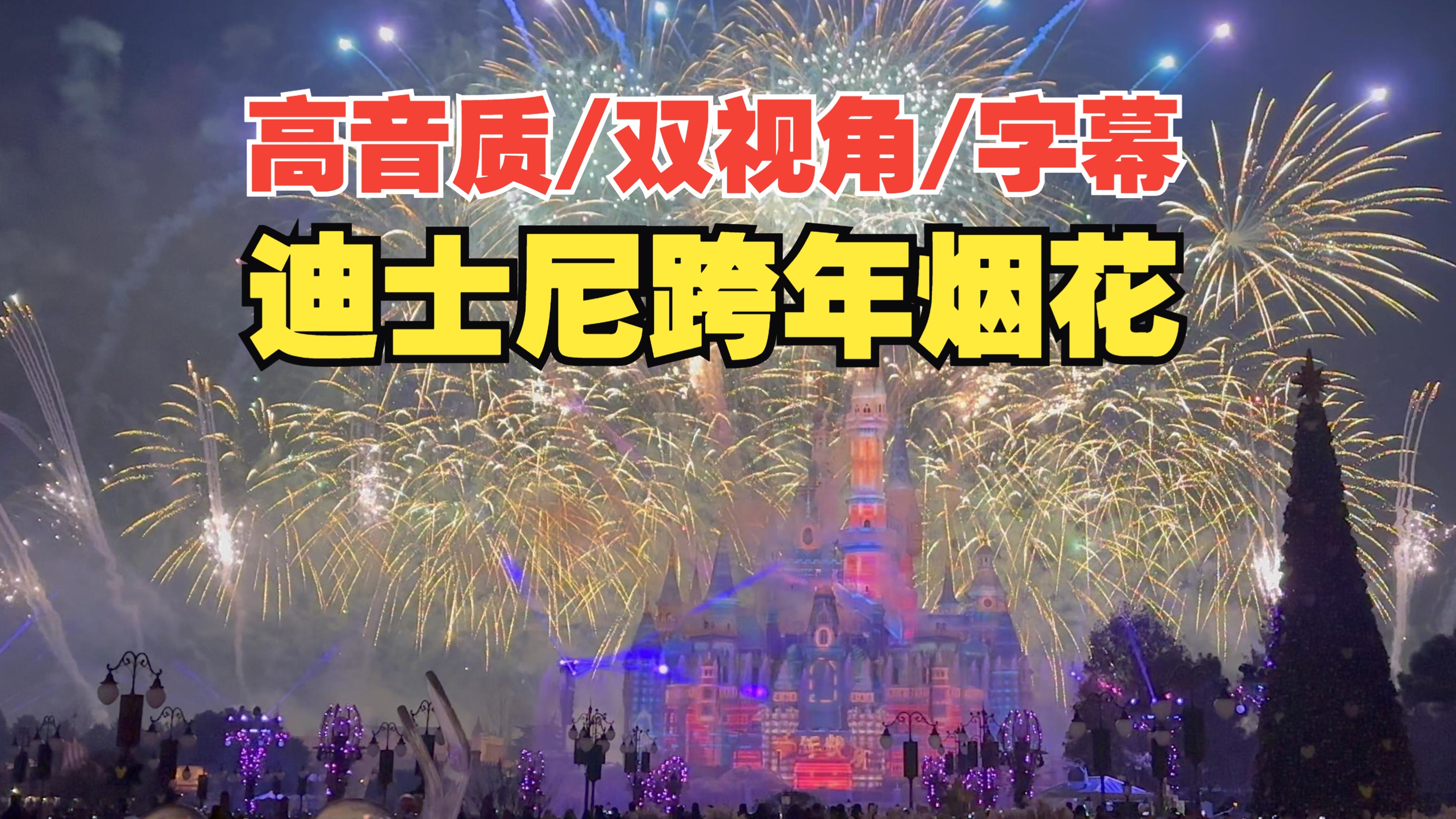 [图]【高音质/字幕/双视角】23-24迪士尼跨年烟花 点亮新一年 上海迪士尼乐园