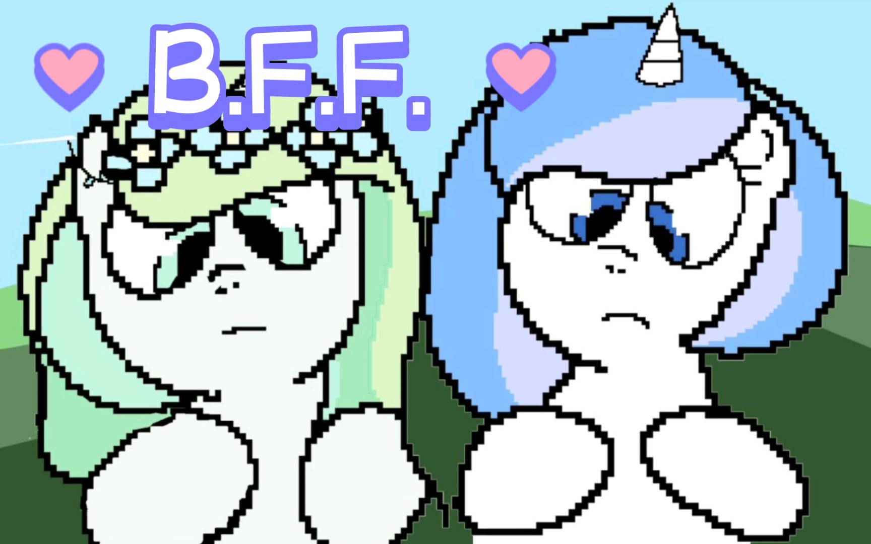 【mlp/同人/BFF】森屿棽棽*月白哔哩哔哩bilibili