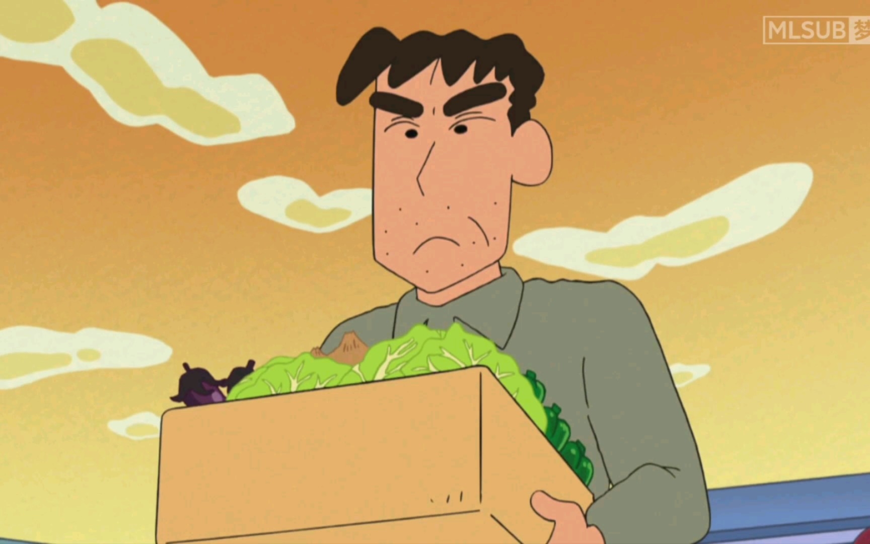 【蜡笔小新】和狭志大伯吃烤肉