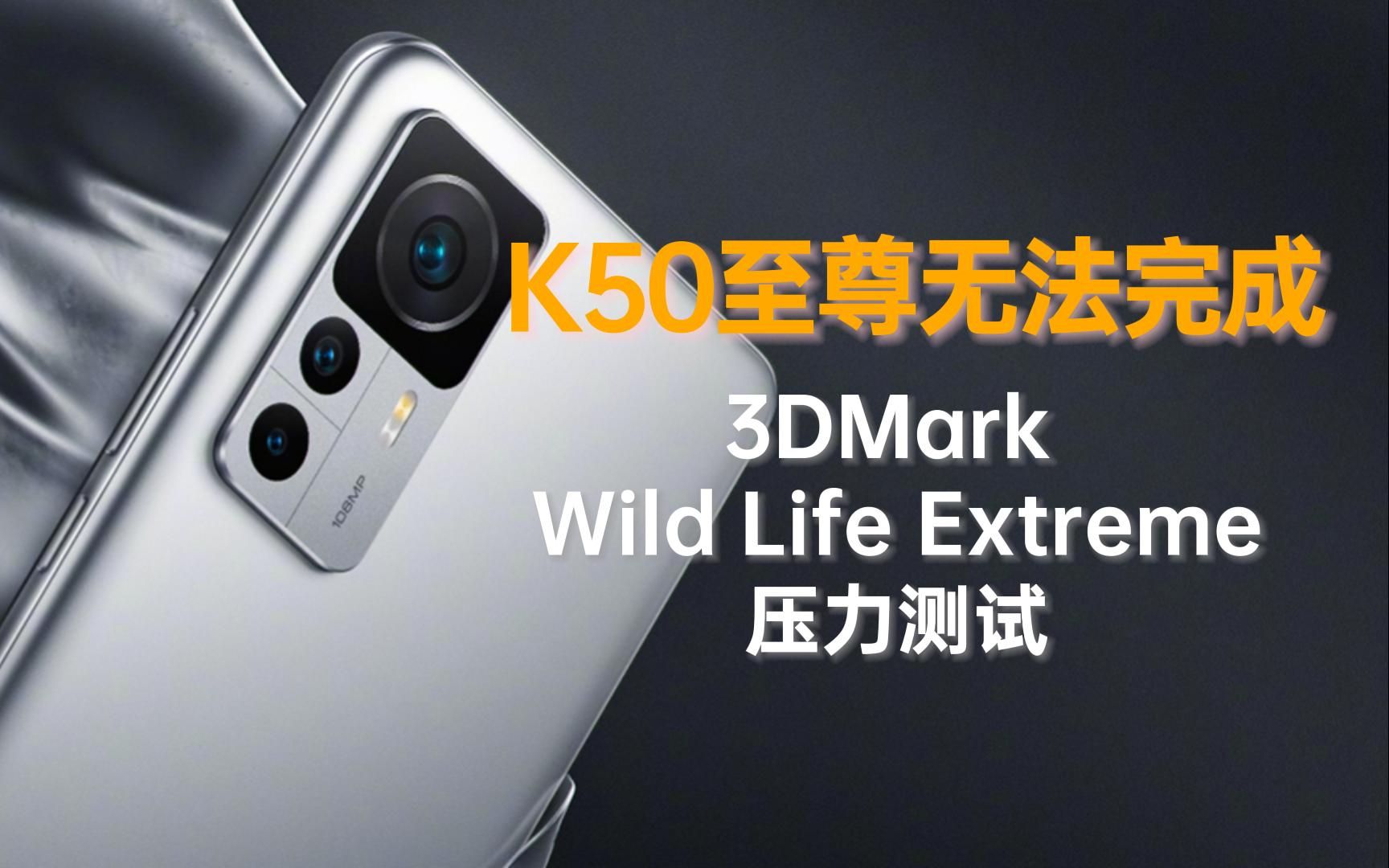 [图]K50至尊版跑不完3DMark Wild Life Extreme压力测试，会触发MIUI的温控墙