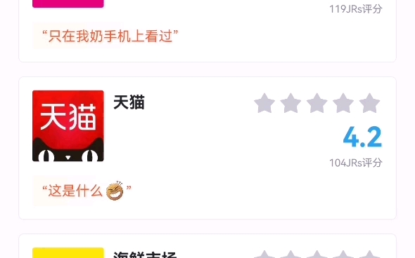 虎扑:购物软件评分哔哩哔哩bilibili