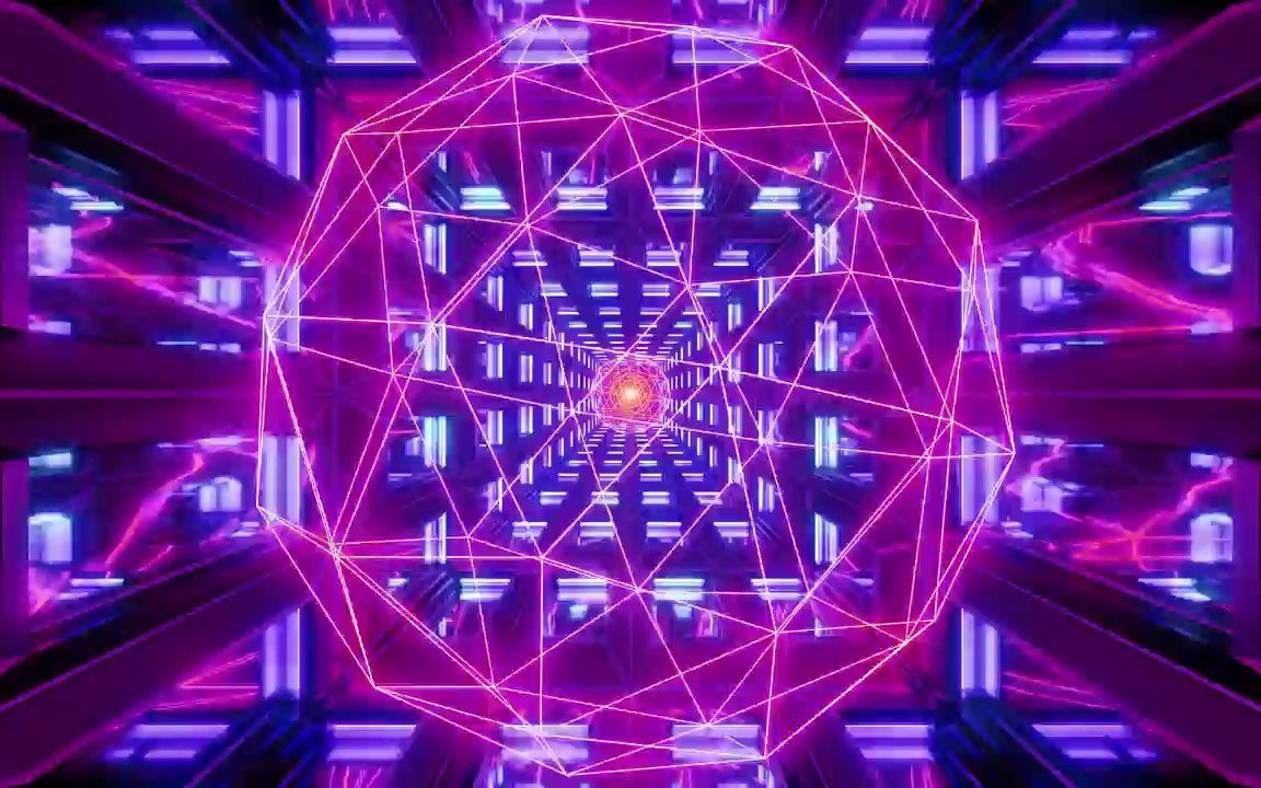 舞台背景 ▏a205 高清画质蓝色梦幻动感节奏灯光光管光效酷炫劲爆国外